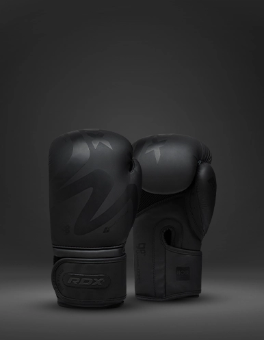 RDX F15 Noir Preto Luvas De Boxe