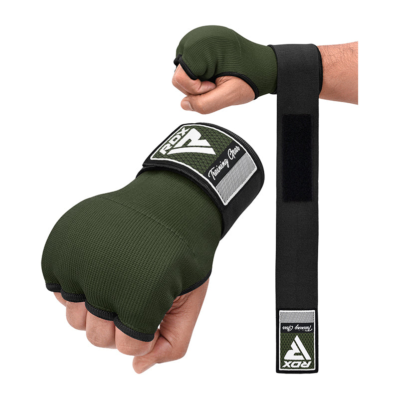 RDX IS Gel Padded Inner Gloves Hook Loop Wrist Strap for Knuckle