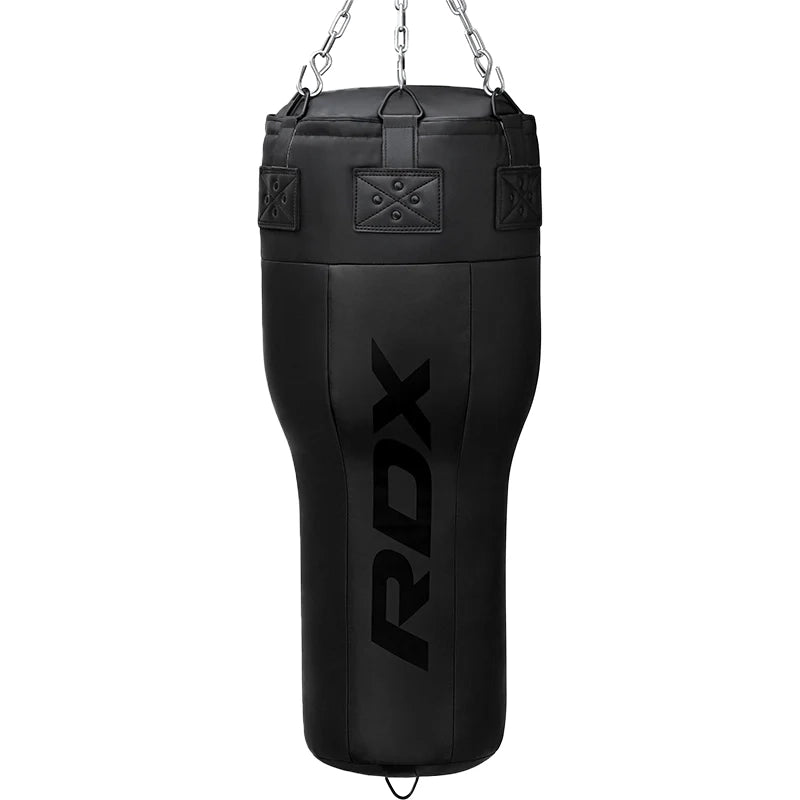 RDX 3-in-1 Angle Punch Bag Full Black with Gloves Set – RDX Sports