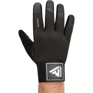 RDX T2 GUANTES DE GIMNASIO DE DEDOS ENTEROS PARA LEVANTAMIENTO DE PESAS
